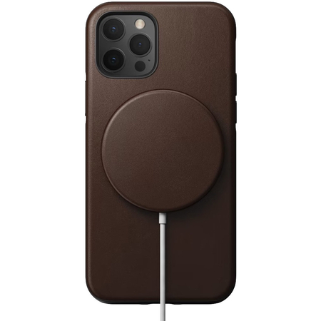 Чехол для зарядного устройства MagSafe Charger Nomad Leather Case Brown, Цвет: Brown / Коричневый, изображение 2