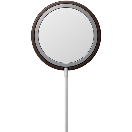 Чехол для зарядного устройства MagSafe Charger Nomad Leather Case Brown, Цвет: Brown / Коричневый, изображение 3