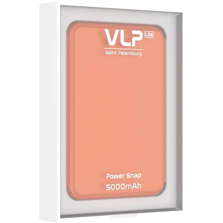Внешний аккумулятор VLP LITE Power Snap MagSafe 5000mAh Orange, Цвет: Orange / Оранжевый, изображение 4