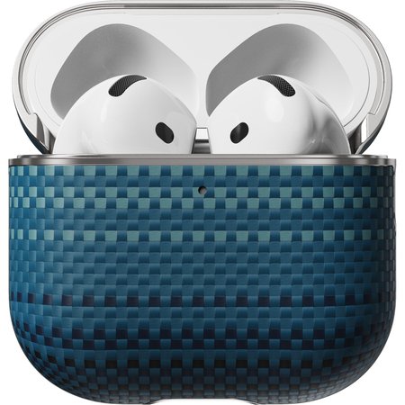 Чехол для AirPods 4 Pitaka Aramid Fiber Case Moonrise