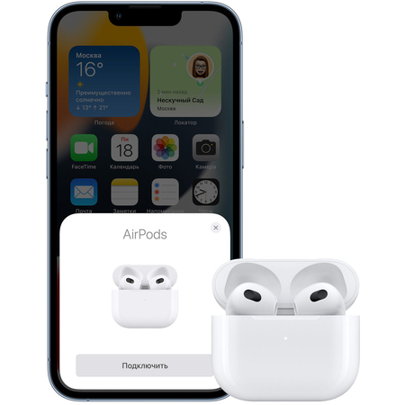 Наушники Apple AirPods 3 generation Lightning (MPNY3), изображение 5