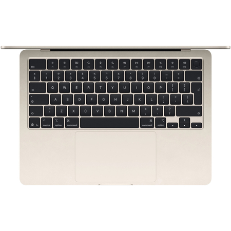 Apple MacBook Air 13 MW103 Starlight (M4 10-Core, GPU 10-Core, 16GB, 512GB), Общий объем твердотельных накопителей (SSD): 512 ГБ, Объем оперативной памяти: 16 ГБ, Цвет: Starlight / Сияющая звезда, изображение 2