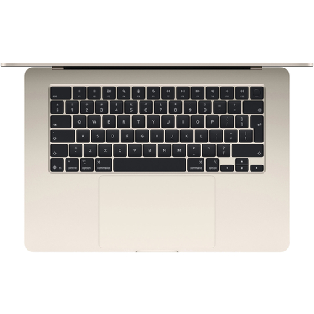 Apple MacBook Air 15 Starlight (M5 10-Core, GPU 10-Core, 24GB, 1TB), Общий объем твердотельных накопителей (SSD): 1 ТБ, Объем оперативной памяти: 24 ГБ, Цвет: Starlight / Сияющая звезда, изображение 2