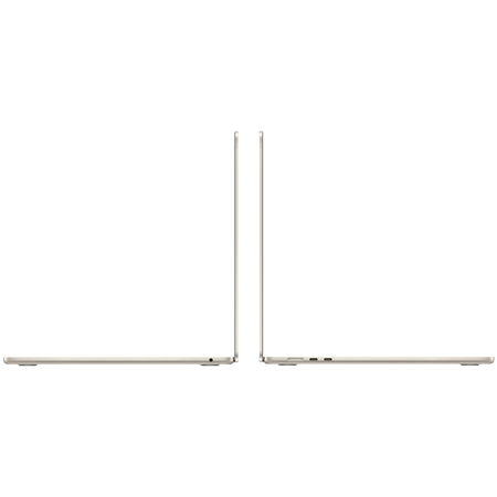 Apple MacBook Air 15 Starlight (M5 10-Core, GPU 10-Core, 24GB, 1TB), Общий объем твердотельных накопителей (SSD): 1 ТБ, Объем оперативной памяти: 24 ГБ, Цвет: Starlight / Сияющая звезда, изображение 3