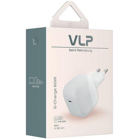 Сетевое зарядное устройство VLP G-Charge 60W White, изображение 2