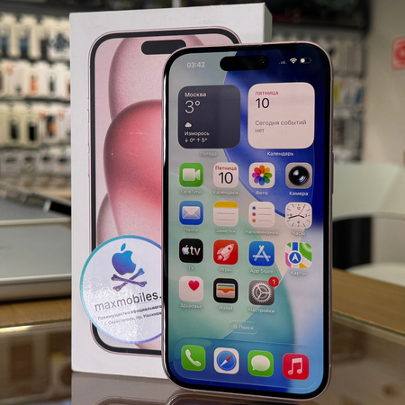 iPhone 15 256Gb Pink Идеальное БУ, изображение 2