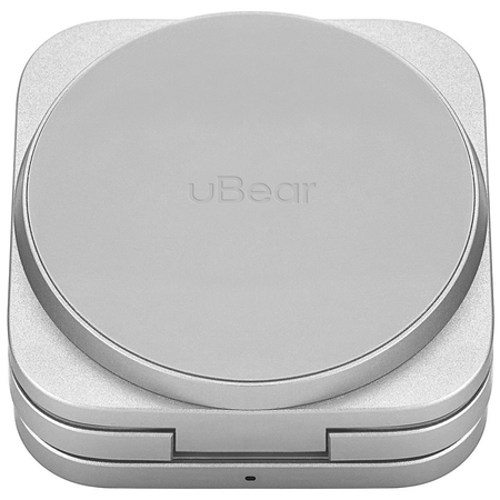 Беспроводное зарядное устройство uBear Balance Slim 3in1 Silver, Цвет: Silver / Серебристый, изображение 5
