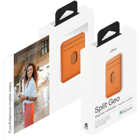 Картхолдер uBear Split Geo Orange, изображение 8