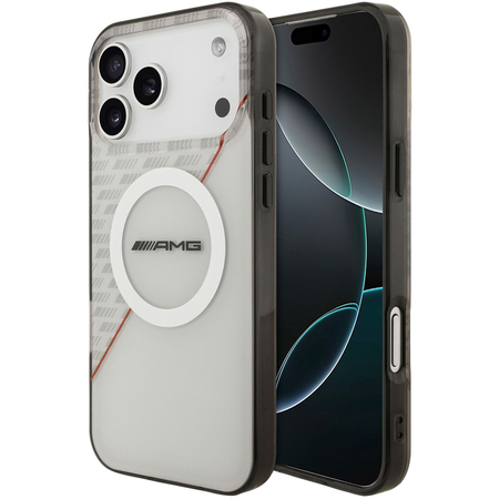 Чехол для iPhone 17 Pro CG Mobile AMG IML Double layer Rhombs Hard White/Red, изображение 7