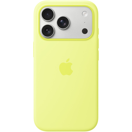 Чехол для iPhone 17 Pro Apple Silicone Case Neon Yellow