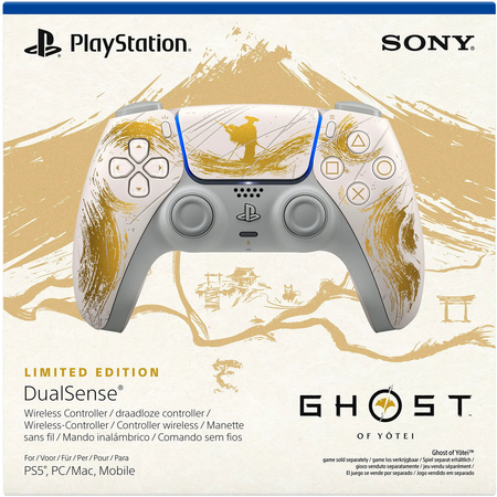 Геймпад Sony PlayStation DualSense 5 Ghost of Yotei Gold Limited Edition, Цвет: Ghost of Yotei Gold, изображение 7