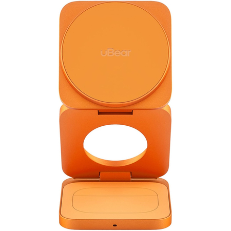 Беспроводное зарядное устройство uBear Balance Slim 3in1 Cosmic Orange, Цвет: Orange / Оранжевый, изображение 2
