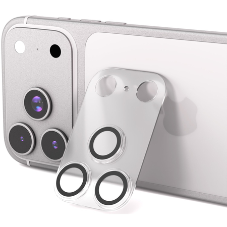 Защитное стекло для камеры iPhone 17 Pro Max VLP Lens Protector с черной рамкой, изображение 3