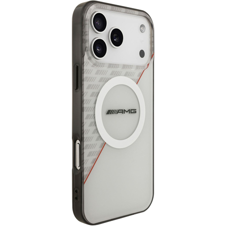 Чехол для iPhone 17 Pro CG Mobile AMG IML Double layer Rhombs Hard White/Red, изображение 3