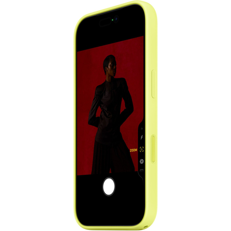 Чехол для iPhone 17 Pro Apple Silicone Case Neon Yellow, изображение 4