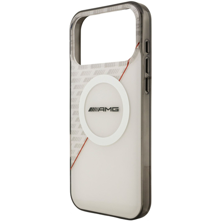 Чехол для iPhone 17 Pro CG Mobile AMG IML Double layer Rhombs Hard White/Red, изображение 5