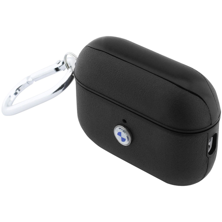 Чехол для Airpods Pro 3 CG Mobile BMW Signature PU Leather Metal logo Black, изображение 3