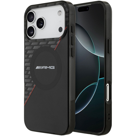 Чехол для iPhone 17 Pro CG Mobile AMG IML Double layer Rhombs Hard Black/Red, изображение 7