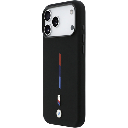 Чехол для iPhone 17 Pro CG Mobile BMW M-series Liquid silicone Metal cam Tricolor Hard Black, изображение 2