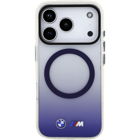 Чехол для iPhone 17 Pro CG Mobile BMW M-series IML Metal camera Double logo Gradient Hard Navy