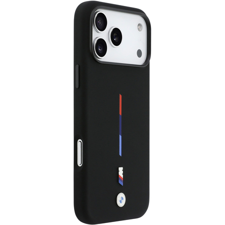 Чехол для iPhone 17 Pro CG Mobile BMW M-series Liquid silicone Metal cam Tricolor Hard Black, изображение 3
