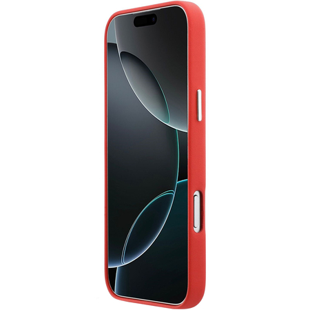 Чехол для iPhone 17 Pro Max CG Mobile DKNY PU Full Wrapped leather Verical logo Metal Cam Hard Red, изображение 4