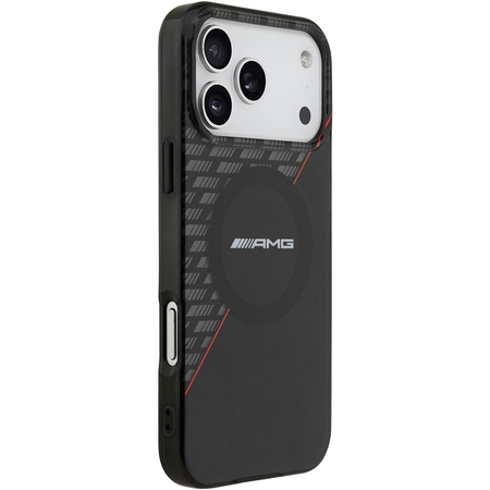Чехол для iPhone 17 Pro CG Mobile AMG IML Double layer Rhombs Hard Black/Red, изображение 3