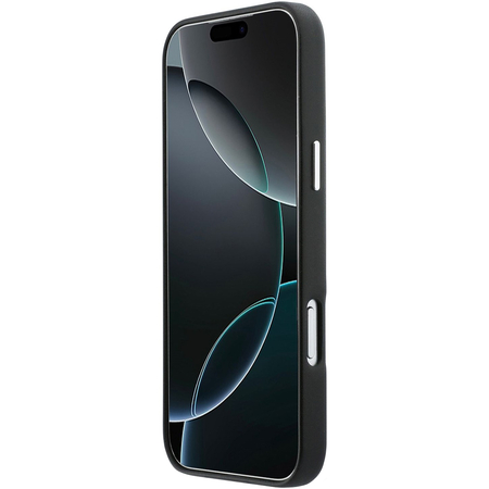 Чехол для iPhone 17 Pro CG Mobile DKNY PU Full Wrapped leather Verical logo Metal Cam Hard Black, изображение 4