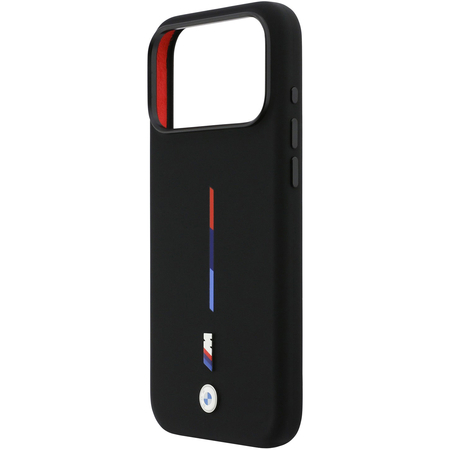 Чехол для iPhone 17 Pro CG Mobile BMW M-series Liquid silicone Metal cam Tricolor Hard Black, изображение 5