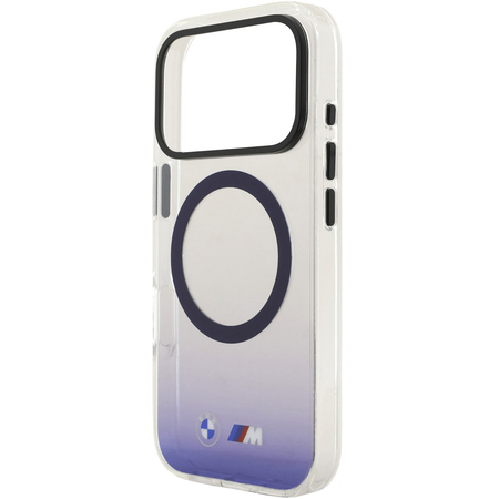 Чехол для iPhone 17 Pro CG Mobile BMW M-series IML Metal camera Double logo Gradient Hard Navy, изображение 5