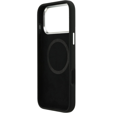 Чехол для iPhone 17 Pro Max CG Mobile Mercedes Liquid silicone Vintage Logo Metal Cam Hard Black, изображение 6