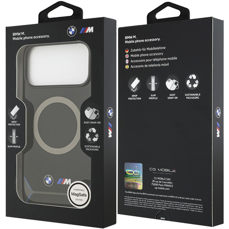 Чехол для iPhone 17 Pro CG Mobile BMW M-series IML Metal camera Double logo Hard Blue, изображение 8