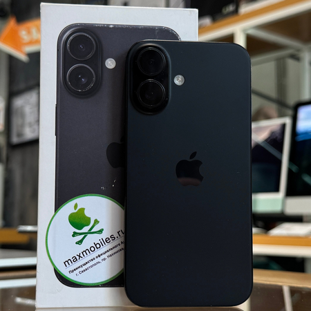 iPhone 16 128Gb Black Идеальное БУ, изображение 3