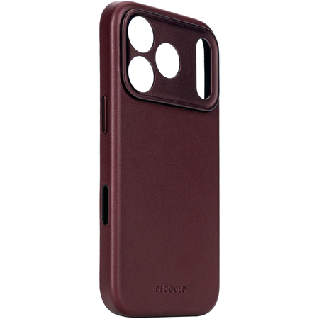 Чехол для iPhone 17 Pro Max Decoded Leather Back Cover Burgundy, изображение 2