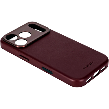 Чехол для iPhone 17 Pro Max Decoded Leather Back Cover Burgundy, изображение 6