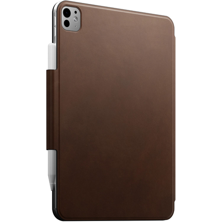 Чехол для iPad Pro 11" M4 Nomad Leather Folio Brown, изображение 7