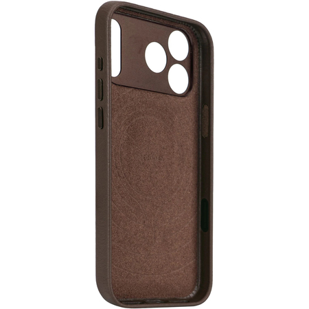 Чехол для iPhone 17 Pro Max Decoded Leather Back Cover Chocolate Brown, изображение 3