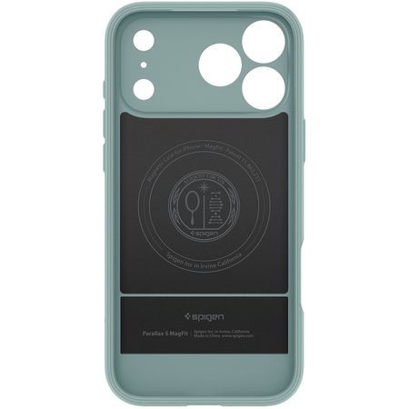 Чехол для iPhone 17 Pro Max Spigen Parallax S Magsafe Green, изображение 3