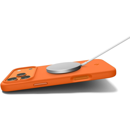 Чехол для iPhone 17 Pro Max Spigen Silicone Fit Mag Magsafe Cosmic Orange, изображение 8