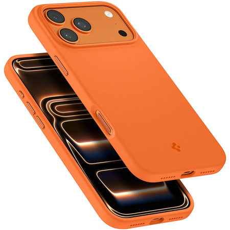 Чехол для iPhone 17 Pro Max Spigen Silicone Fit Mag Magsafe Cosmic Orange, изображение 4