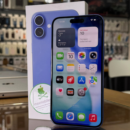 iPhone 16 256Gb Ultramarine Идеальное БУ, изображение 2