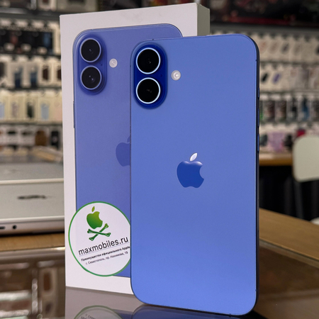 iPhone 16 256Gb Ultramarine Идеальное БУ, изображение 3
