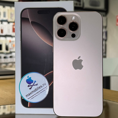 iPhone 16 Pro Max 256Gb  Desert Titanium Идеальное БУ, изображение 3