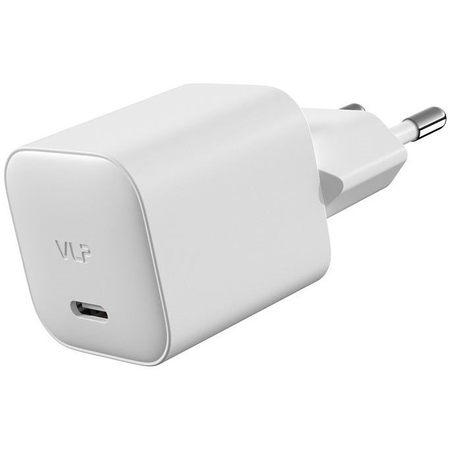 Сетевое зарядное устройство VLP Lite Start Set Charge Mini 25W + Кабель USB-C 1m White