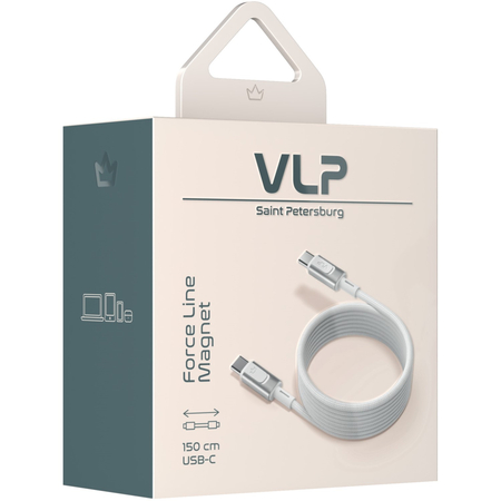 Кабель VLP Force Line Magnet USB-C to USB-C 100W (1.5m), изображение 3