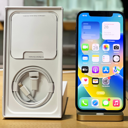 iPhone 12 128Gb Blue Идеальное БУ, изображение 3