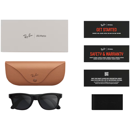 Смарт-очки Ray-Ban Meta Wayfarer Gen 2 Matte Black Clear S53, изображение 7