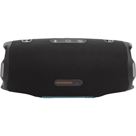 Колонка беспроводная JBL Charge 6 Black/Orange, Цвет: Funky Black, изображение 4