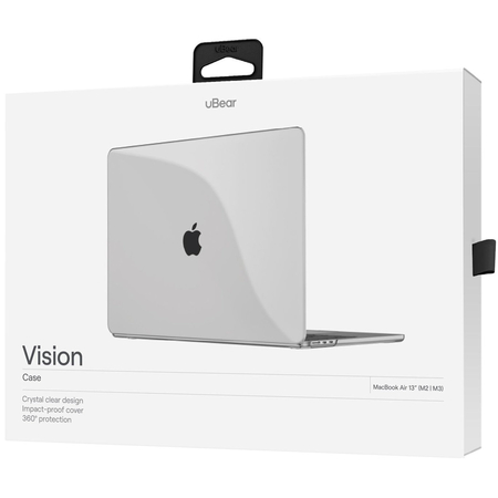 Чехол для MacBook Air 13 M2-M5 uBear Vision Case Clear, изображение 6