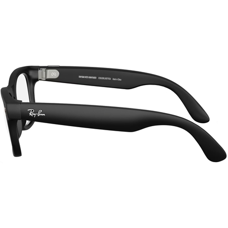Смарт-очки Ray-Ban Meta Wayfarer Gen 2 Matte Black Clear S53, изображение 4